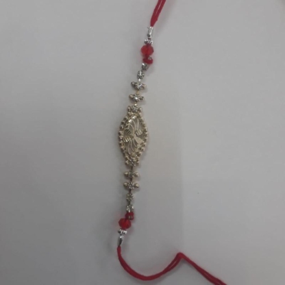 Beautiful Silver Rakhi