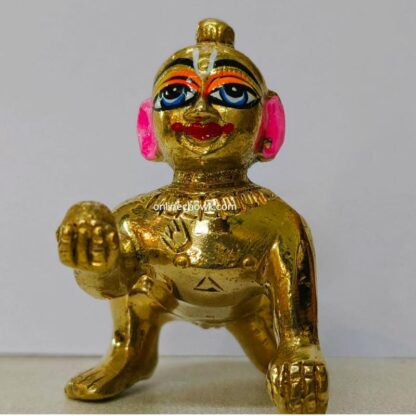 Laddu Gopal Idol, Super Fine Quality Brass