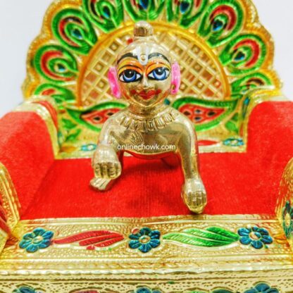 Laddu Gopal Idol Super Fine Quality Brass Size:1